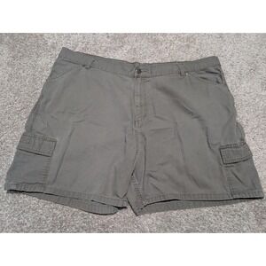Riders by Lee Cargo Shorts Mens 24W Olive Green Cotton Canvas Utility Gorpcore